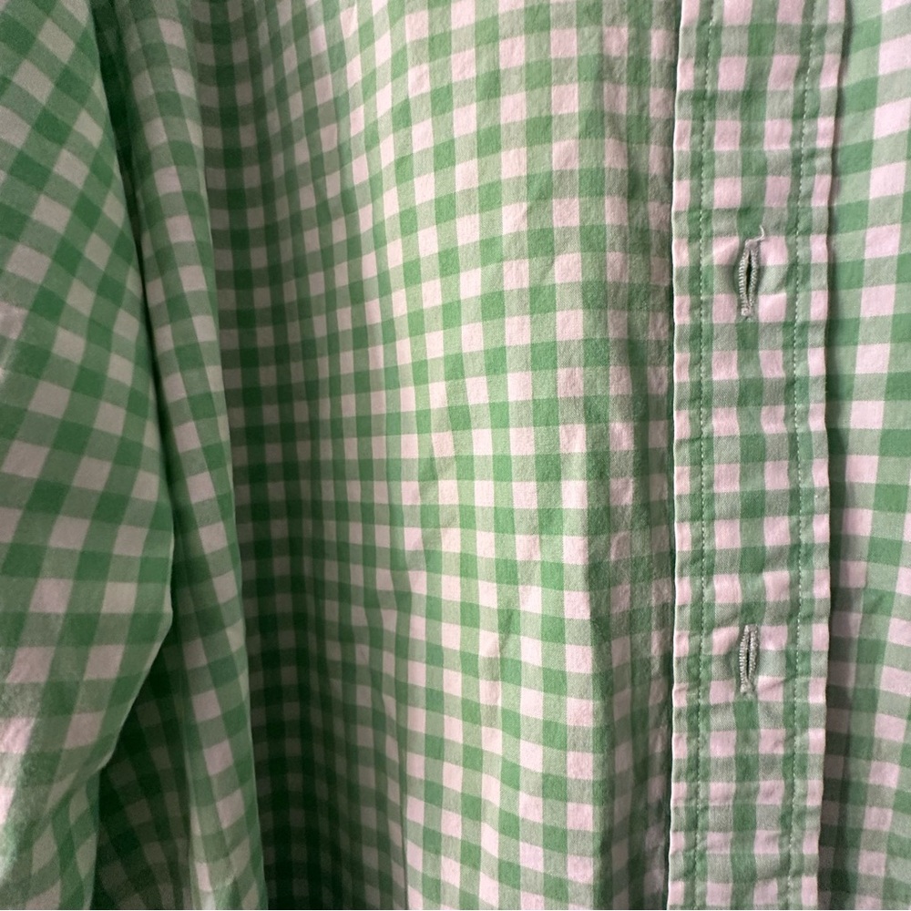 Ralph Lauren Green Checked Men's Button-Down Shirt Size Large - Picture 7 of 10